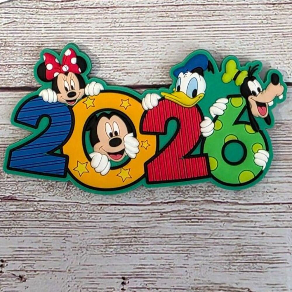 2026 Disney Mickey & Gang Soft PVC Magnet